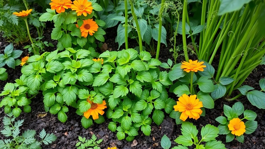 boost cilantro with companion plants