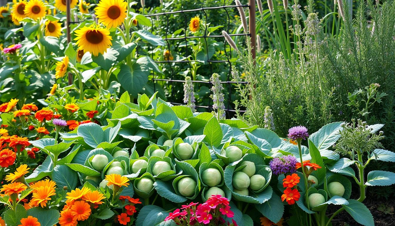 brussel sprouts companion plants