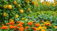 cantaloupe companion plants