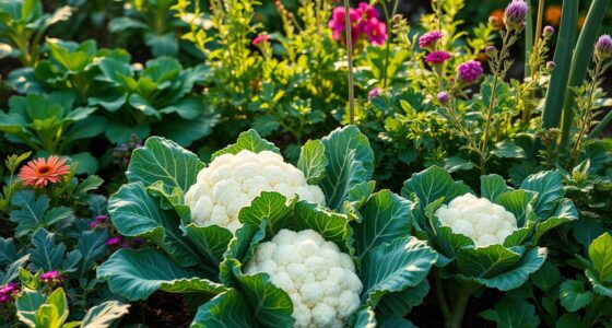 cauliflower companion plants
