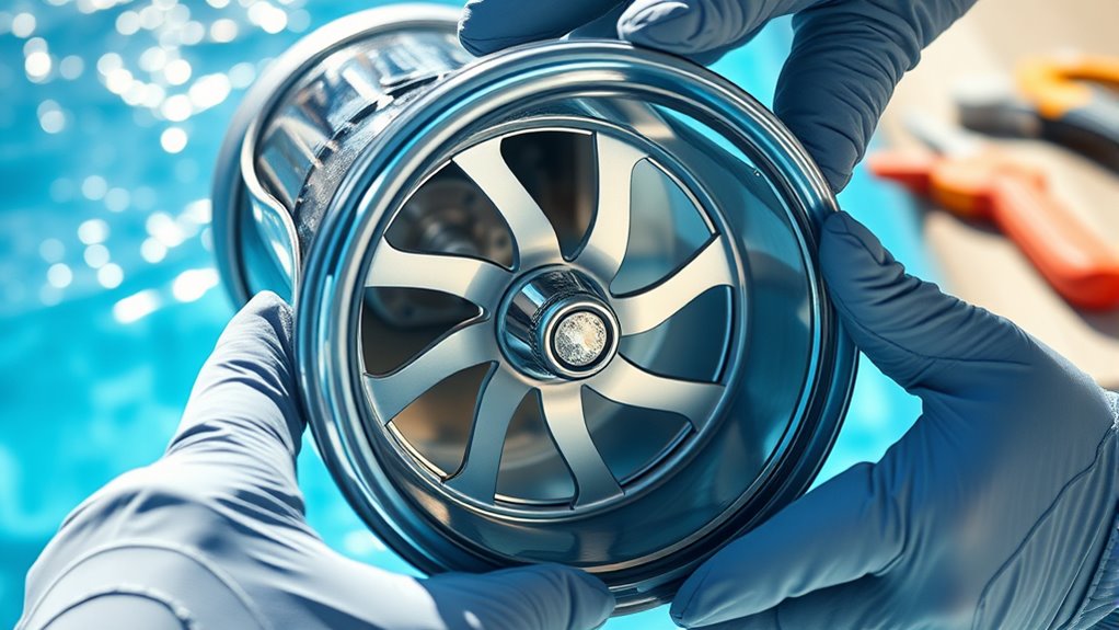 check impeller for damage