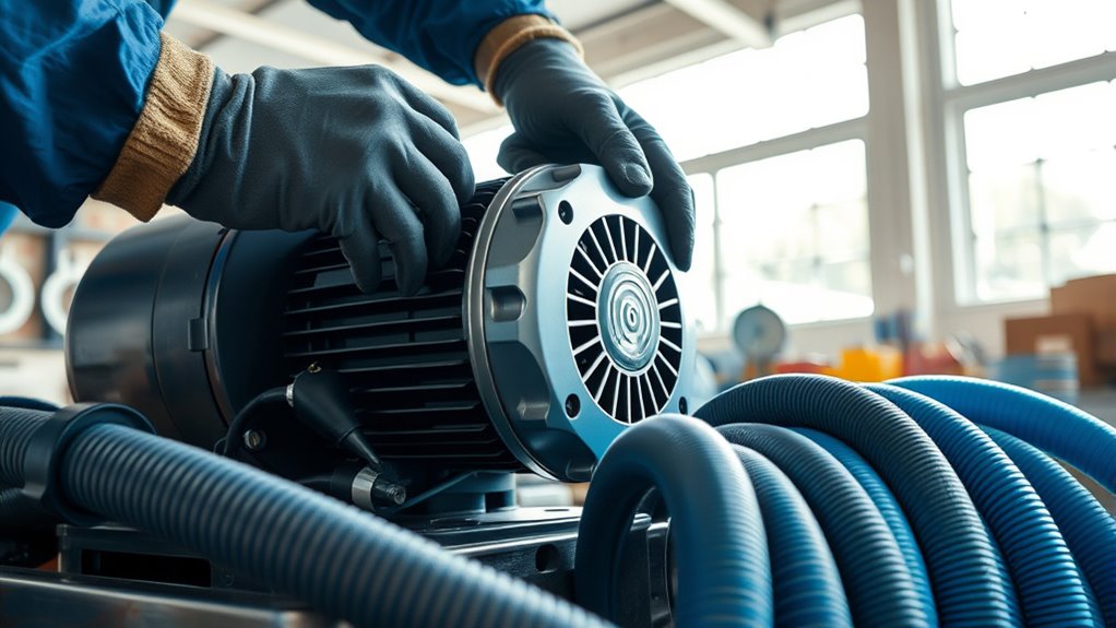 clean check hoses regularly