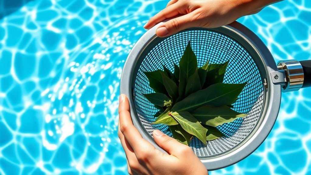 clean pool skimmer basket
