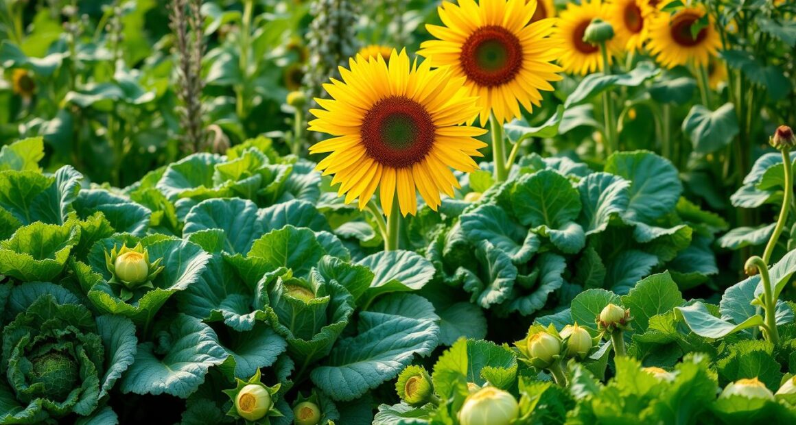 collard greens companion plants