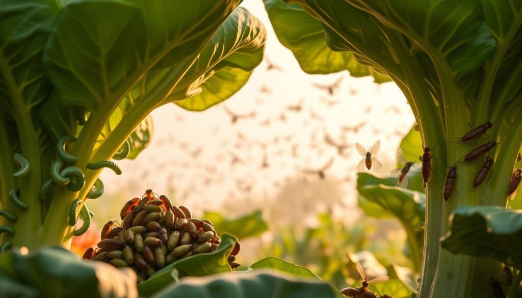 common pests for bok choy