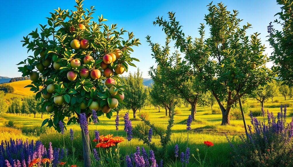 companion planting benefits for apple trees