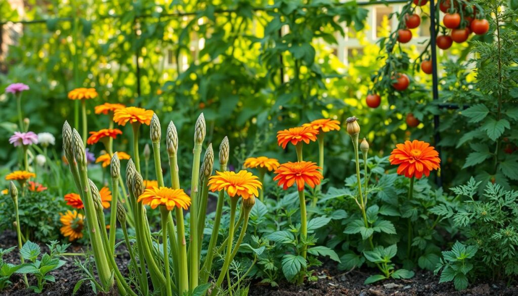 companion planting for asparagus