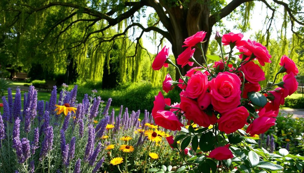 companion planting for roses