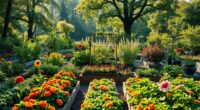 companion planting garden layout