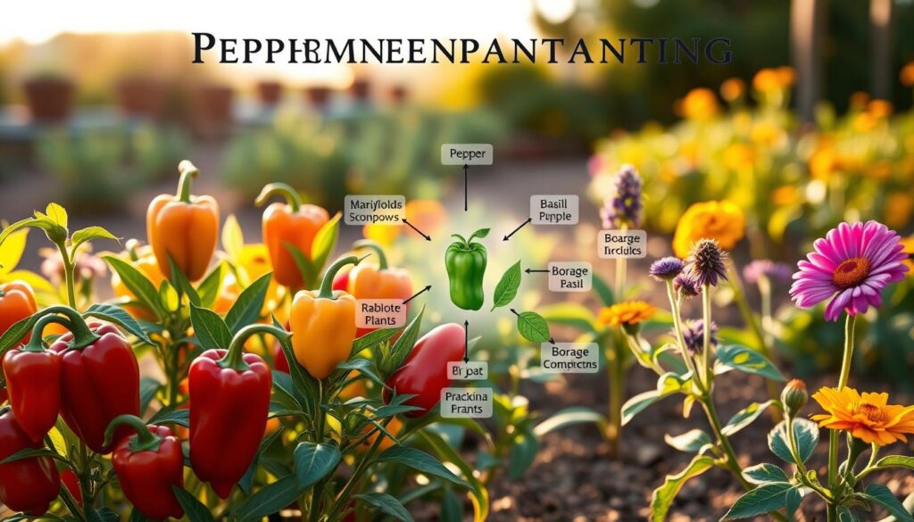 companion planting guide for peppers
