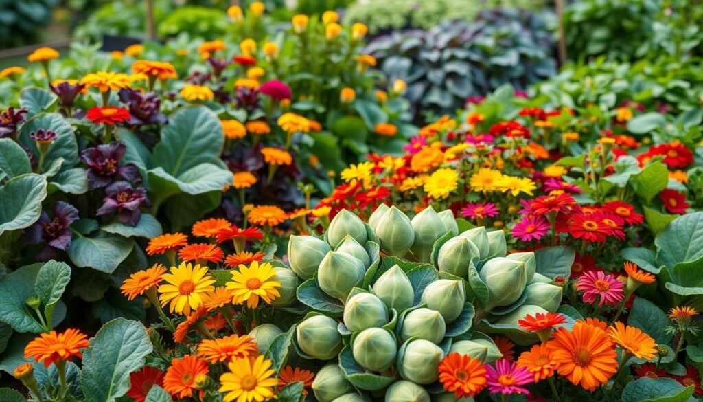 companion planting plan for brussel sprouts