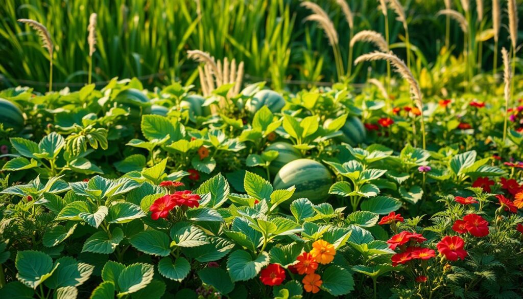 companion planting with watermelon