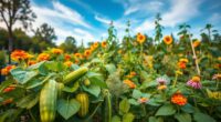 companion plants for cucumbers