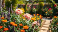 companion plants for roses