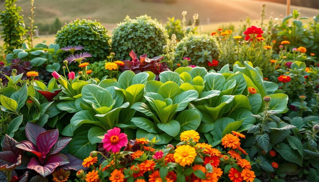 companion plants for spinach
