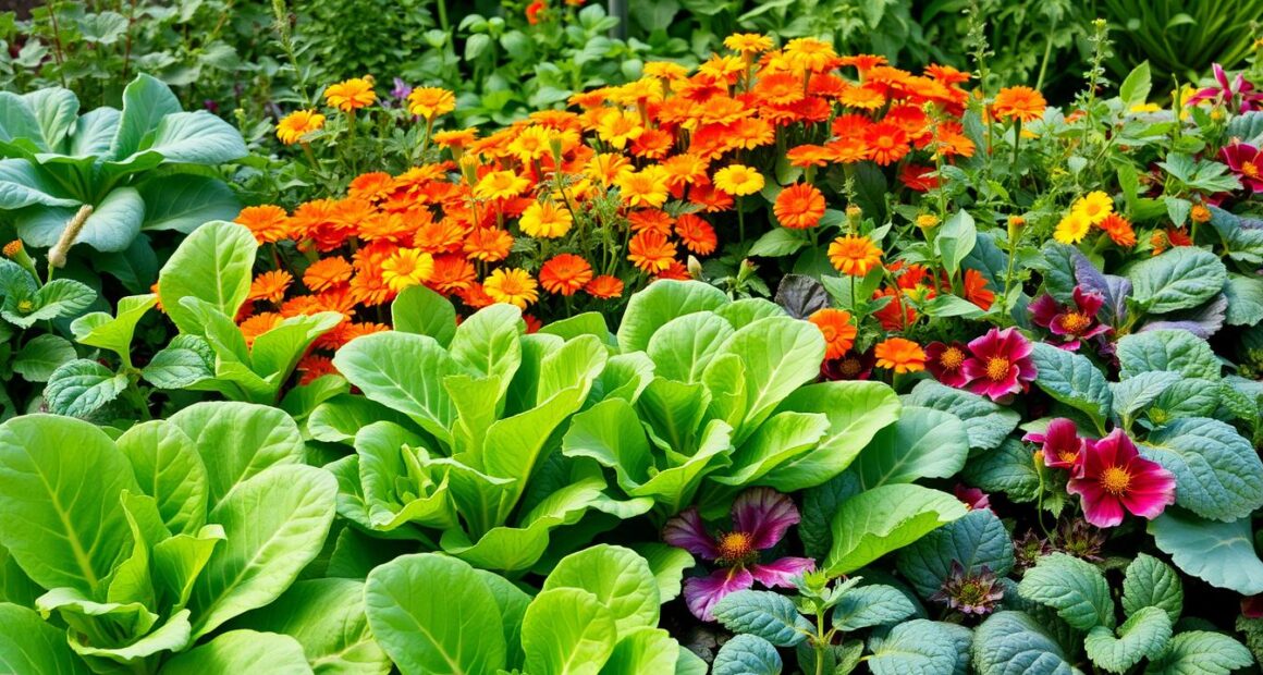companion plants for spinach
