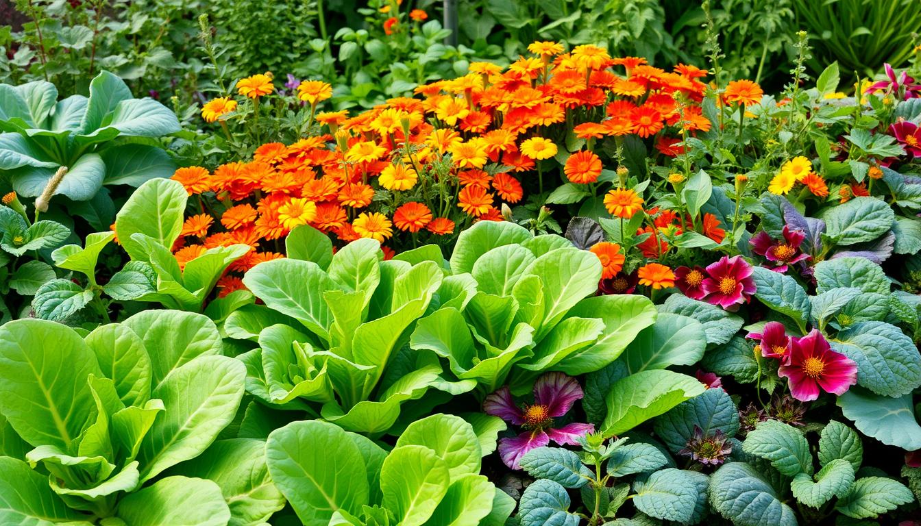 companion plants for spinach