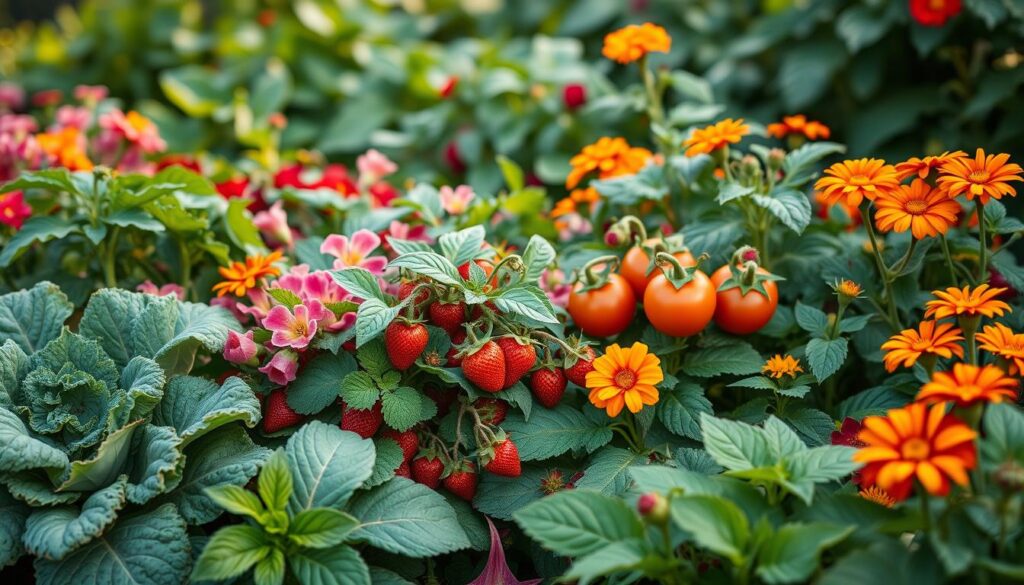 companion plants for strawberry beds