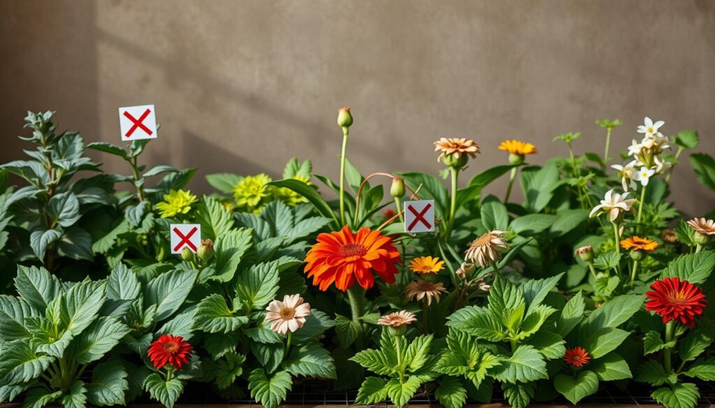 companion plants to avoid