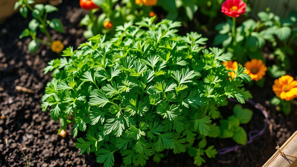 companion planting for cilantro