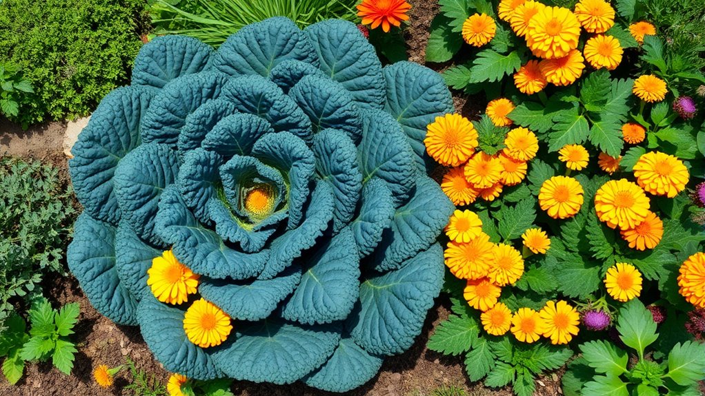 companion planting for healthy kale