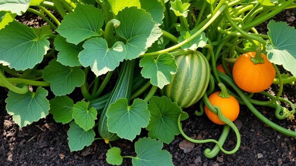 companion planting for squash