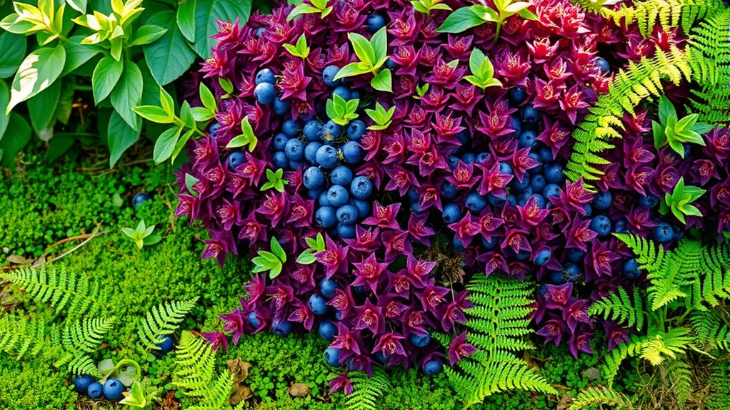 companion plants promote healthy blueberry