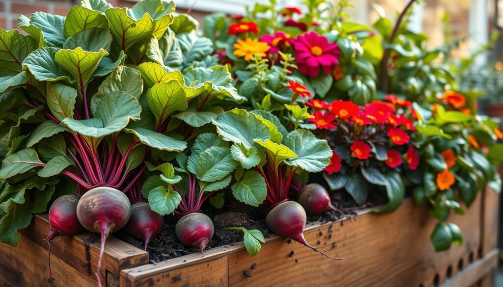 container gardening with beets
