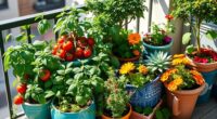 container gardening plant partnerships