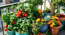 container gardening plant partnerships