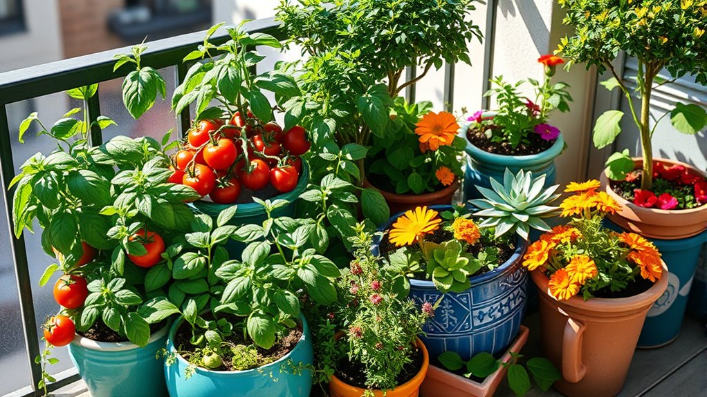 container gardening plant partnerships