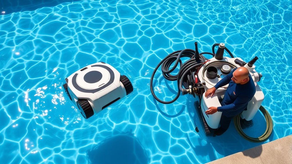convenient customizable pool cleaning