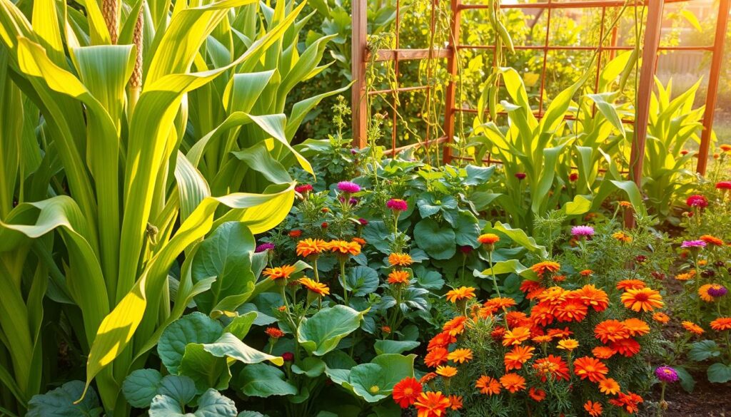 corn vegetable garden companions