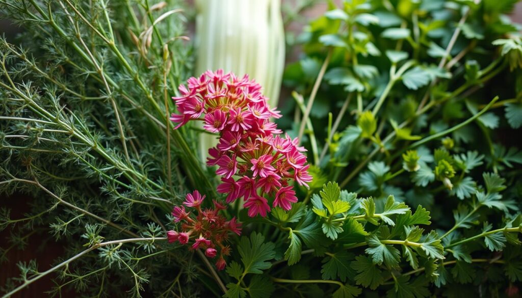culinary plants with yarrow