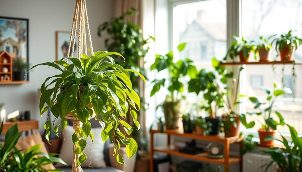 decorating with houseplants