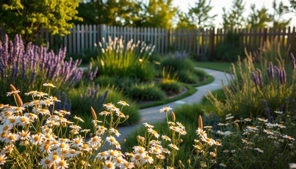 designing a chamomile garden