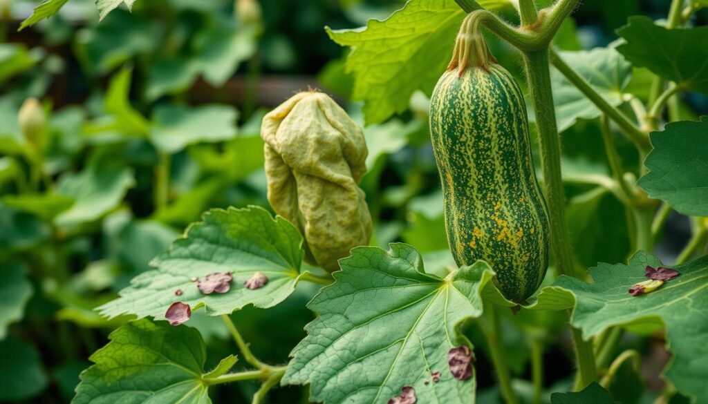 disease spread in cucumbers