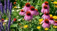 echinacea companion planting guide
