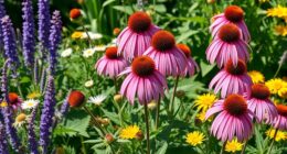 echinacea companion planting guide