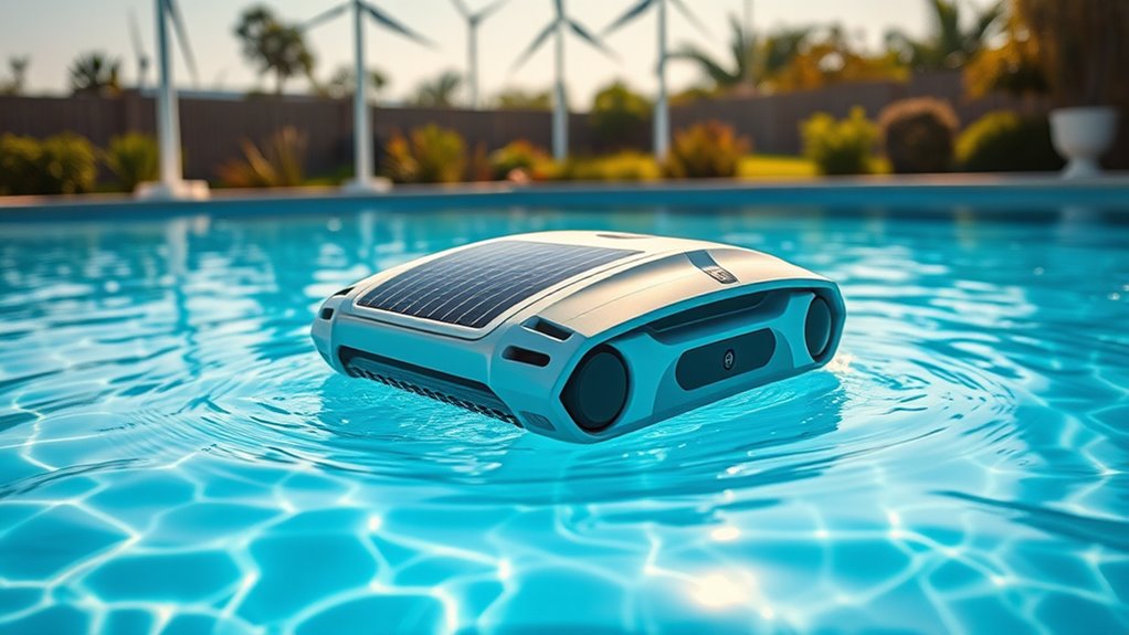 eco friendly solar powered pool cleaners