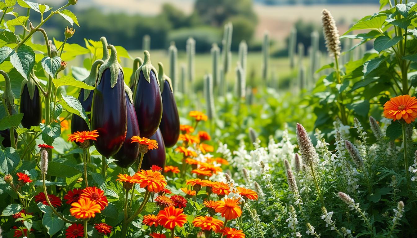 eggplant companion plants