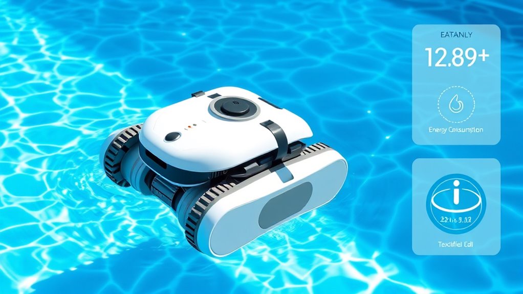 energy saving robotic pool cleaners