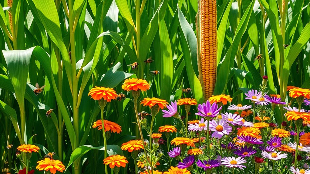 enhance pollination with flowers