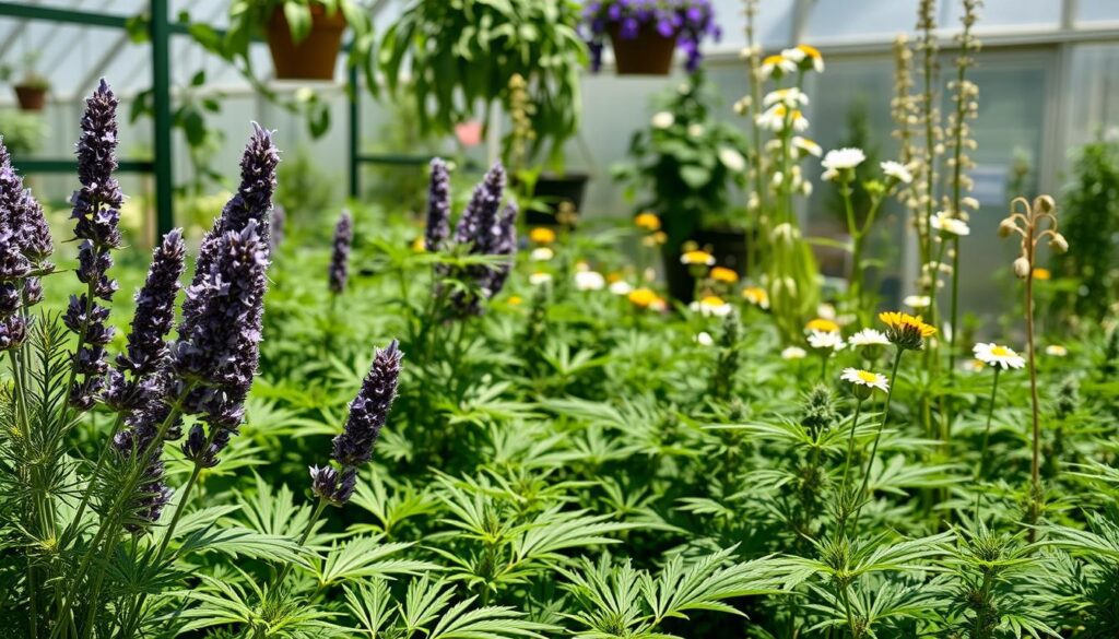 enhancing cannabis growth with companion plants