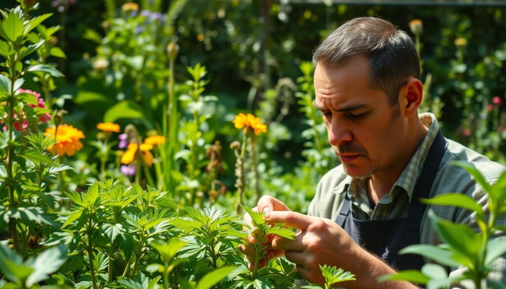 evaluating plant health