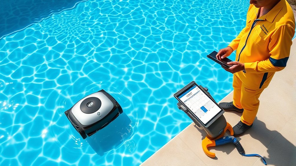 flexible pool cleaning scheduling