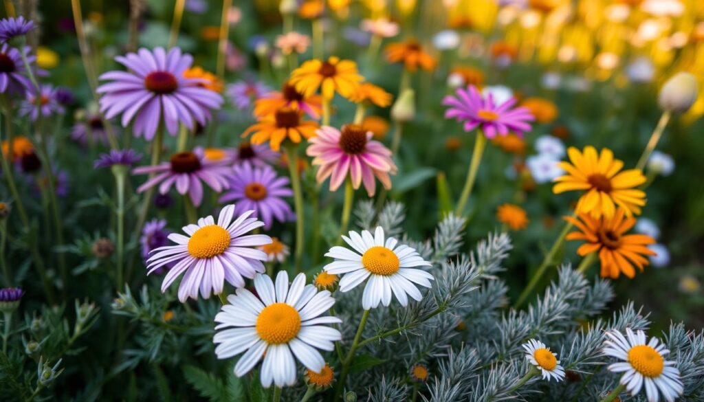 flower companions for yarrow