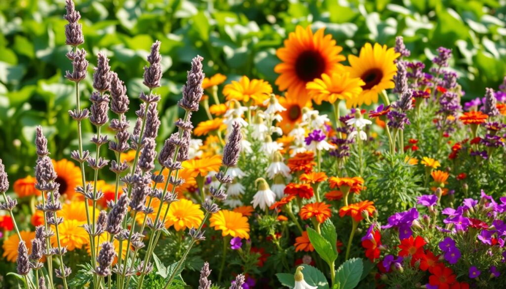 flowers for potato companion planting