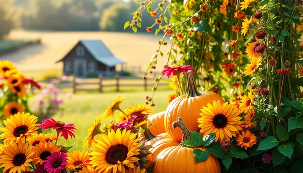 flowers for pumpkin companions