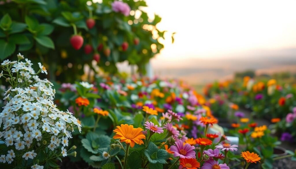 flowers that benefit strawberry plants